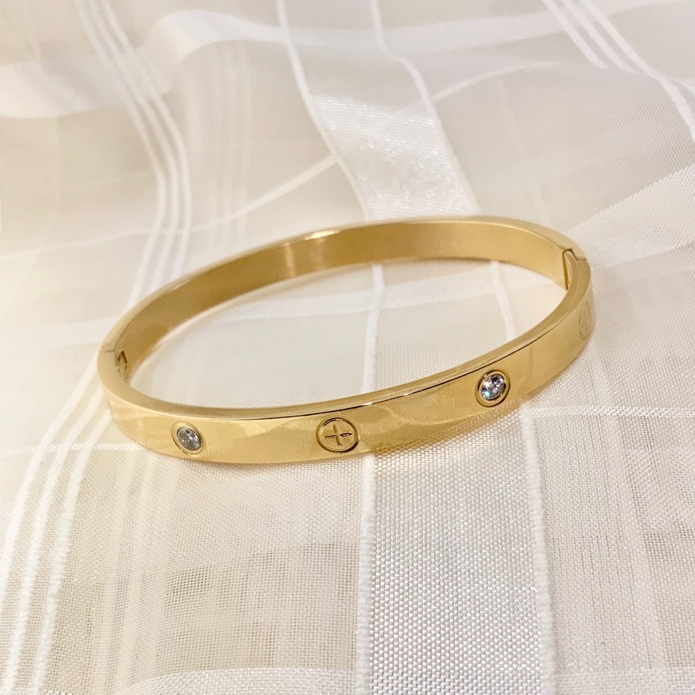 Bangle Bracelet gold fashion trendy